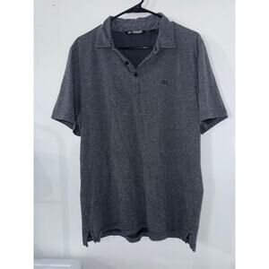 Men's Gray Travis Matthews Polo Lrg